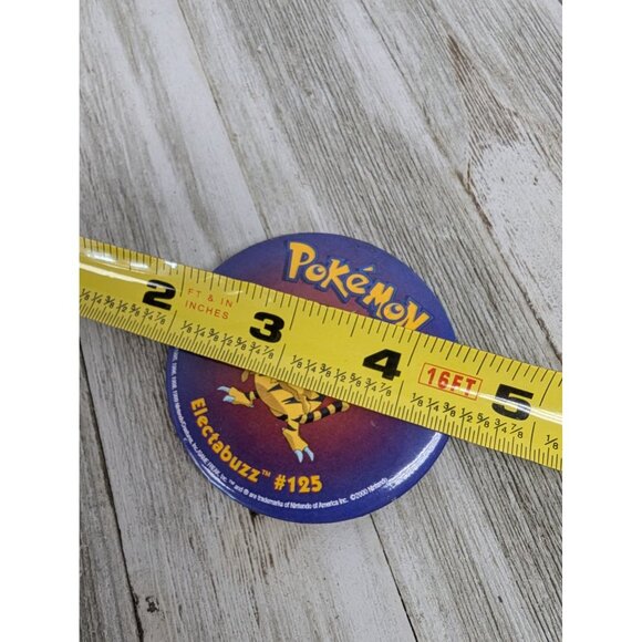 Vintage Pokémon Electabuzz #125 Button Pin Badge - Picture 6 of 6